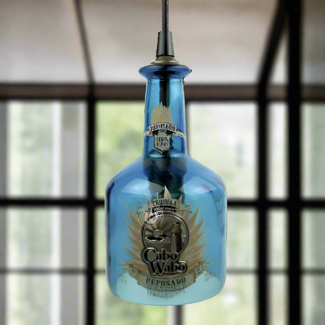 Cabo Wabo Tequila Bottle Pendant Light - Reposado