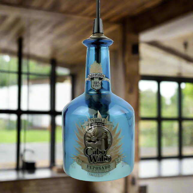 Cabo Wabo Tequila Bottle Pendant Light - Reposado
