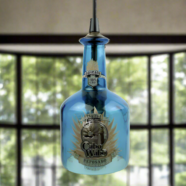 Cabo Wabo Tequila Bottle Pendant Light - Reposado