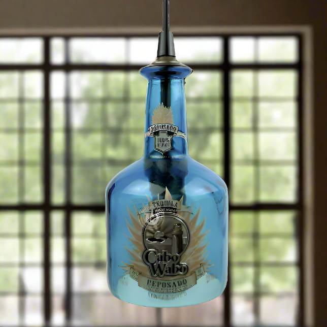 Cabo Wabo Tequila Bottle Pendant Light - Reposado