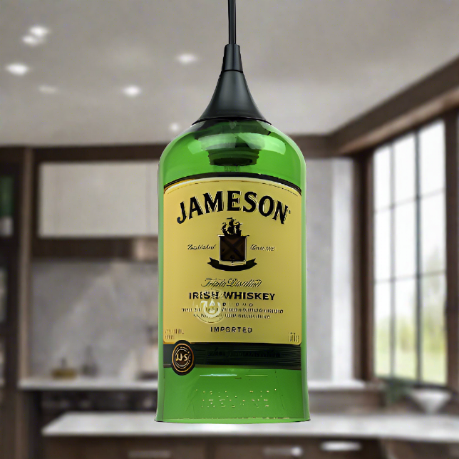 Jameson Irish Whiskey Bottle Pendant Light
