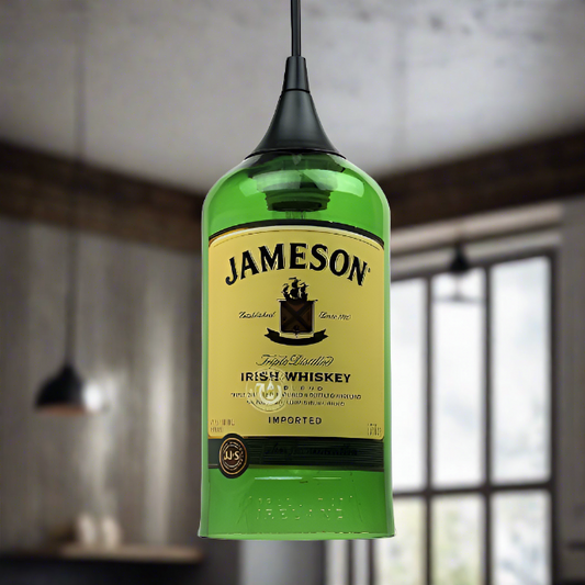 Jameson Irish Whiskey Bottle Pendant Light