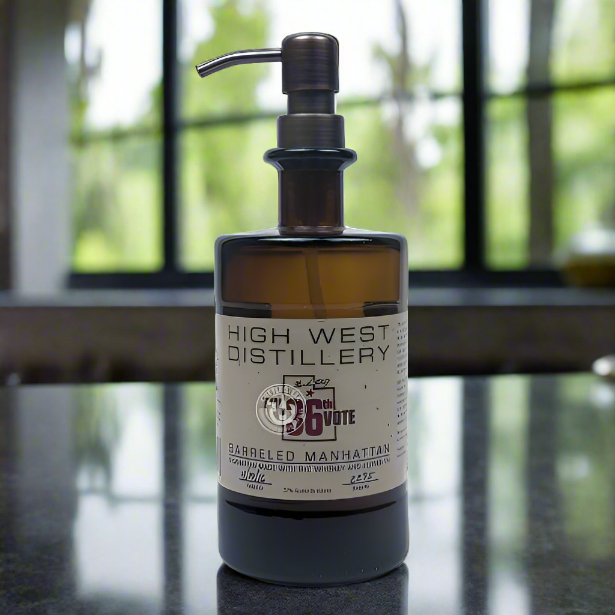 36th Vote Whiskey Bottle Soap Dispenser
