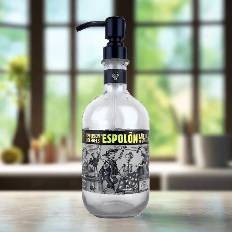 Espolon Tequila Bottle Soap Dispenser