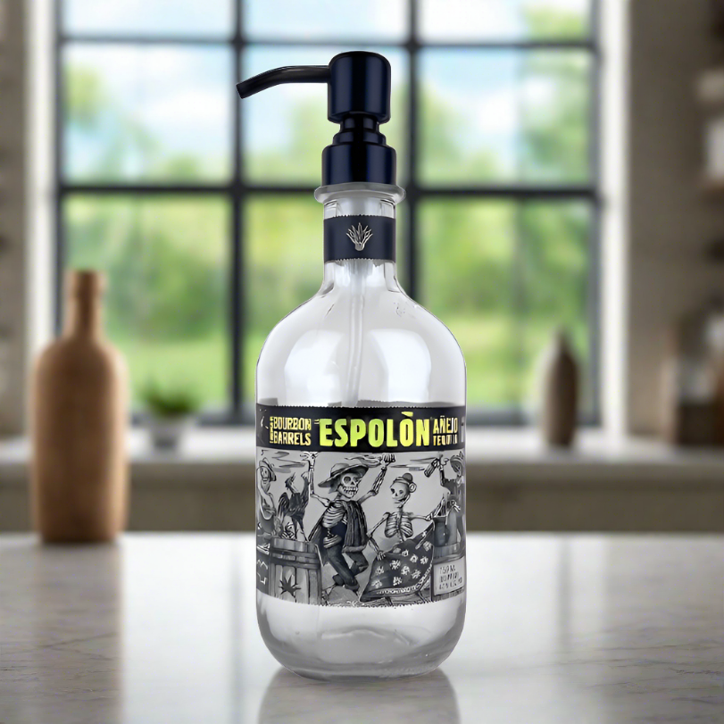 Espolon Tequila Bottle Soap Dispenser