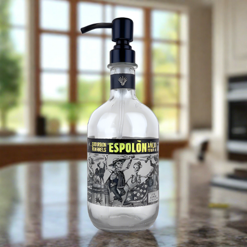 Espolon Tequila Bottle Soap Dispenser