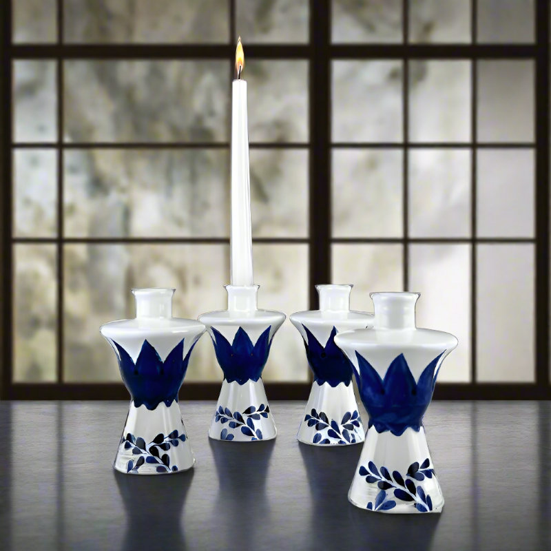 Clase Azul Tequila Bottle Candle Holder Set