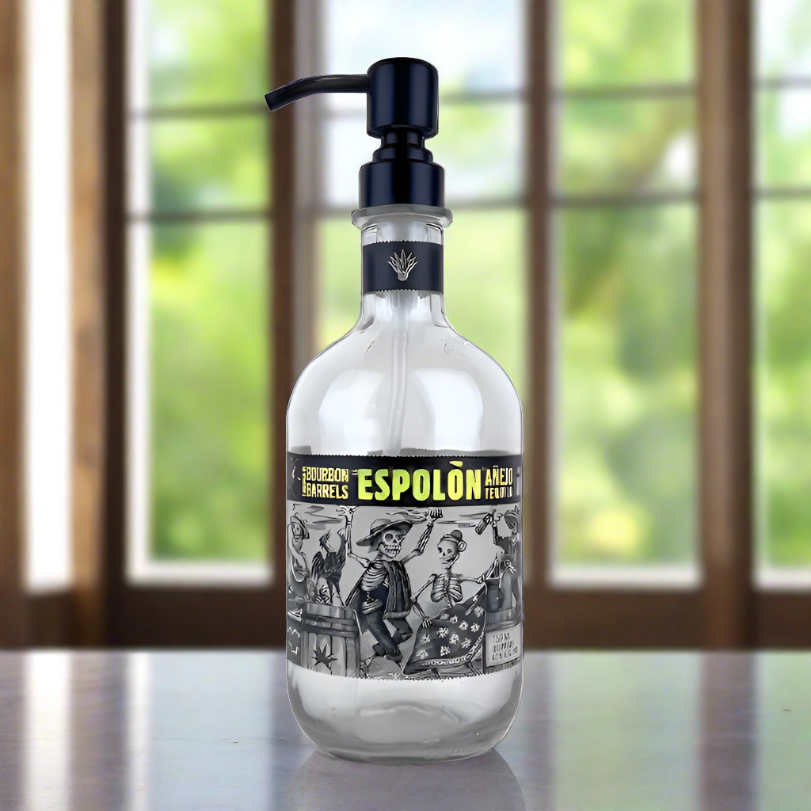 Espolon Tequila Bottle Soap Dispenser