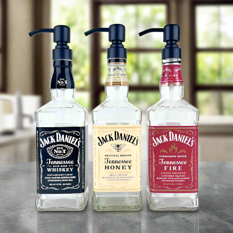 Jack Daniel's Whiskey Bottle Soap Dispenser