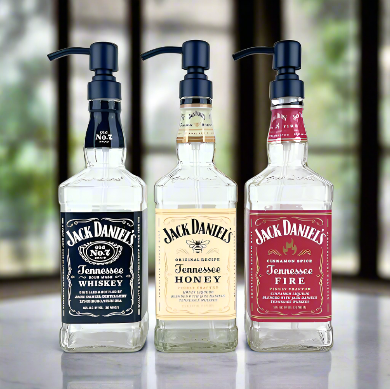 Jack Daniel's Whiskey Bottle Soap Dispenser