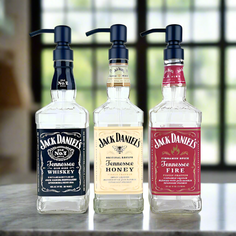 Jack Daniel's Whiskey Bottle Soap Dispenser