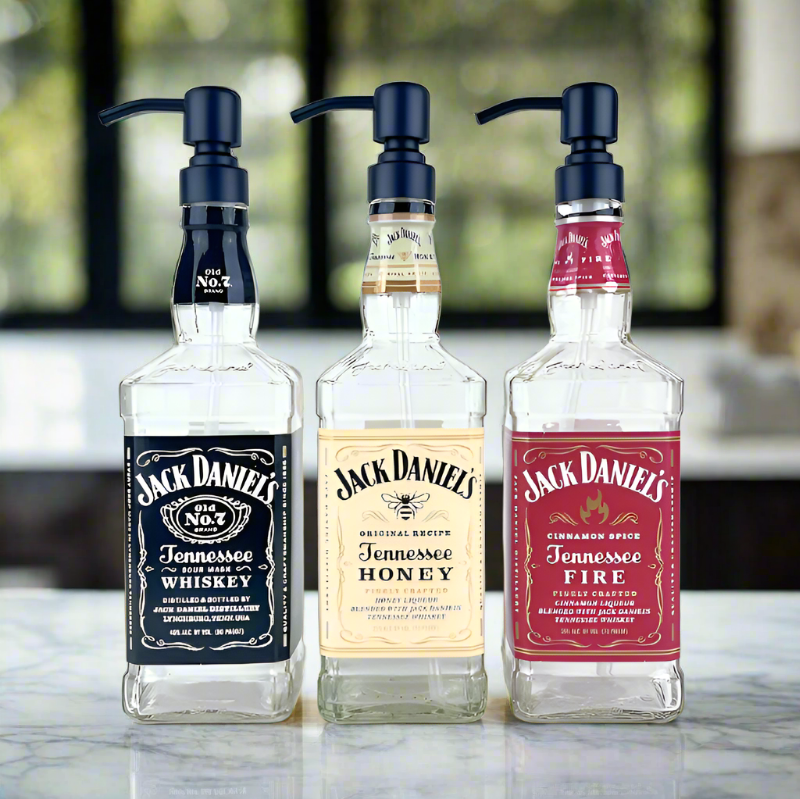 Jack Daniel's Whiskey Bottle Soap Dispenser