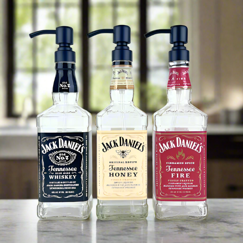Jack Daniel's Whiskey Bottle Soap Dispenser