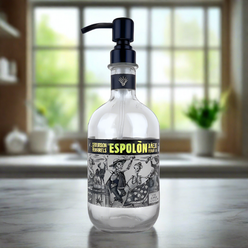 Espolon Tequila Bottle Soap Dispenser