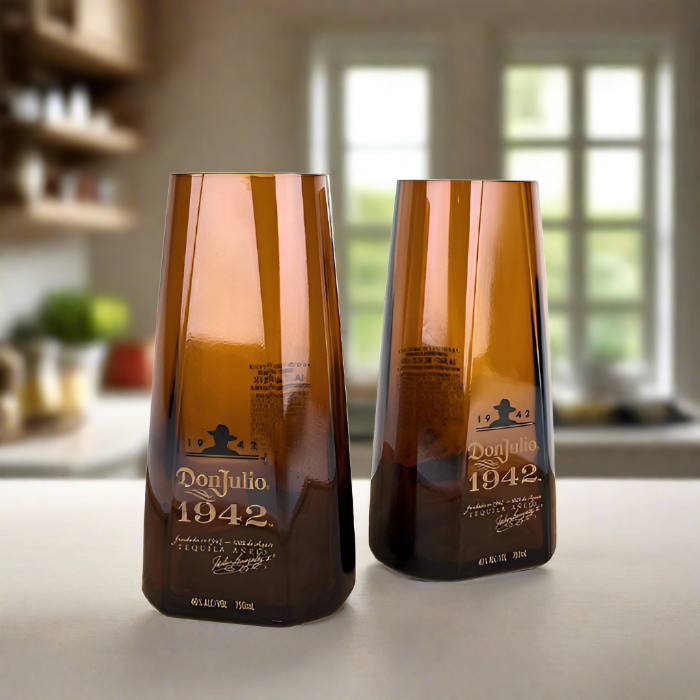 Don Julio 1942 Tequila Bottle 18oz Highball Glass Set