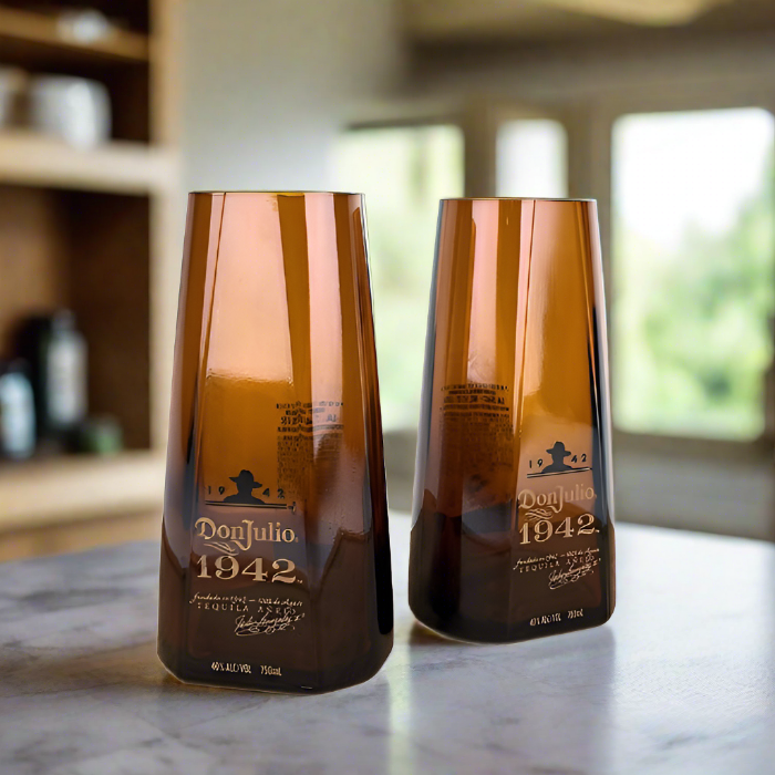 Don Julio 1942 Tequila Bottle 18oz Highball Glass Set