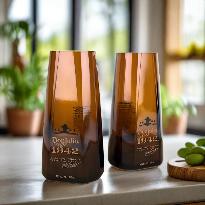 Don Julio 1942 Tequila Bottle 18oz Highball Glass Set