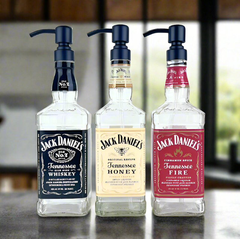 Jack Daniel's Whiskey Bottle Soap Dispenser