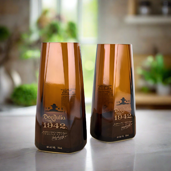 Don Julio 1942 Tequila Bottle 18oz Highball Glass Set