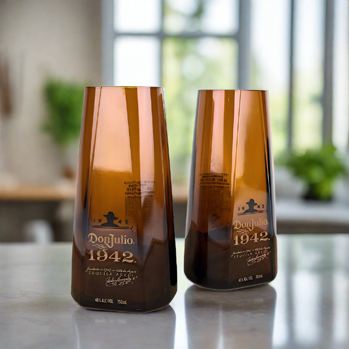 Don Julio 1942 Tequila Bottle 18oz Highball Glass Set