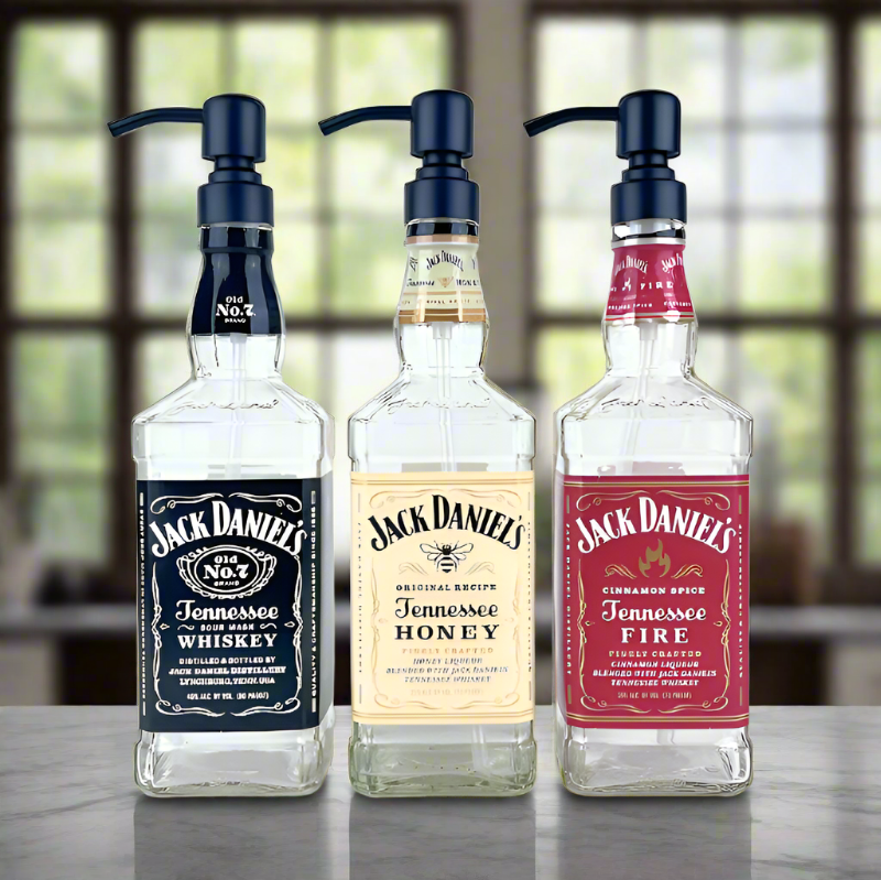 Jack Daniel's Whiskey Bottle Soap Dispenser