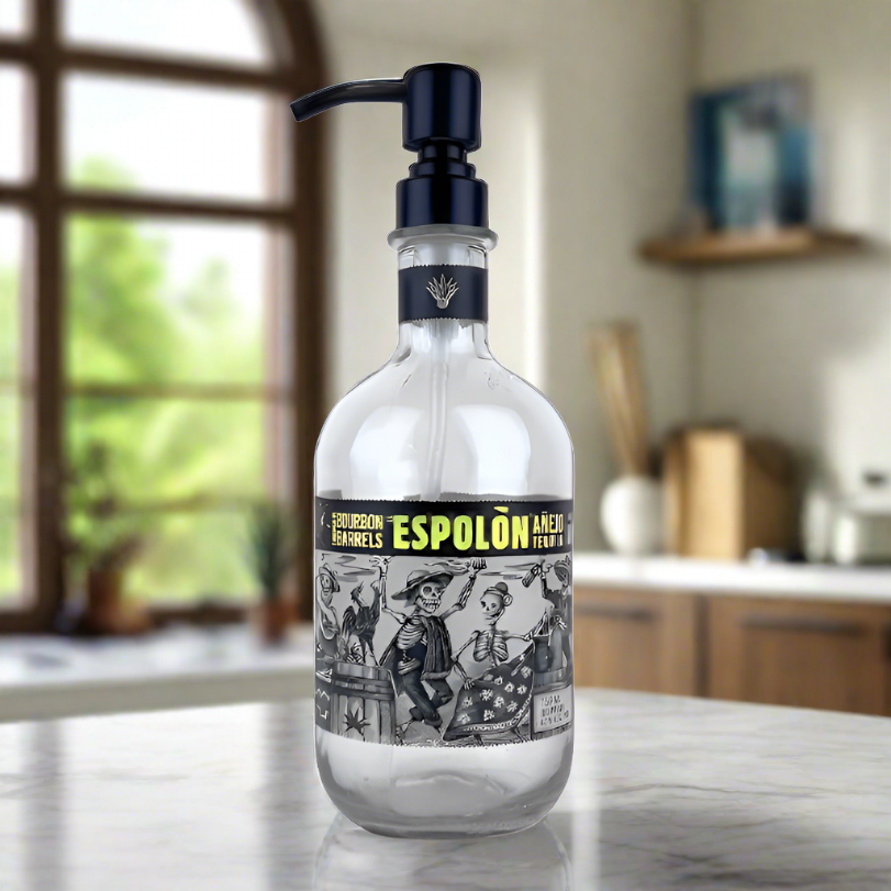 Espolon Tequila Bottle Soap Dispenser
