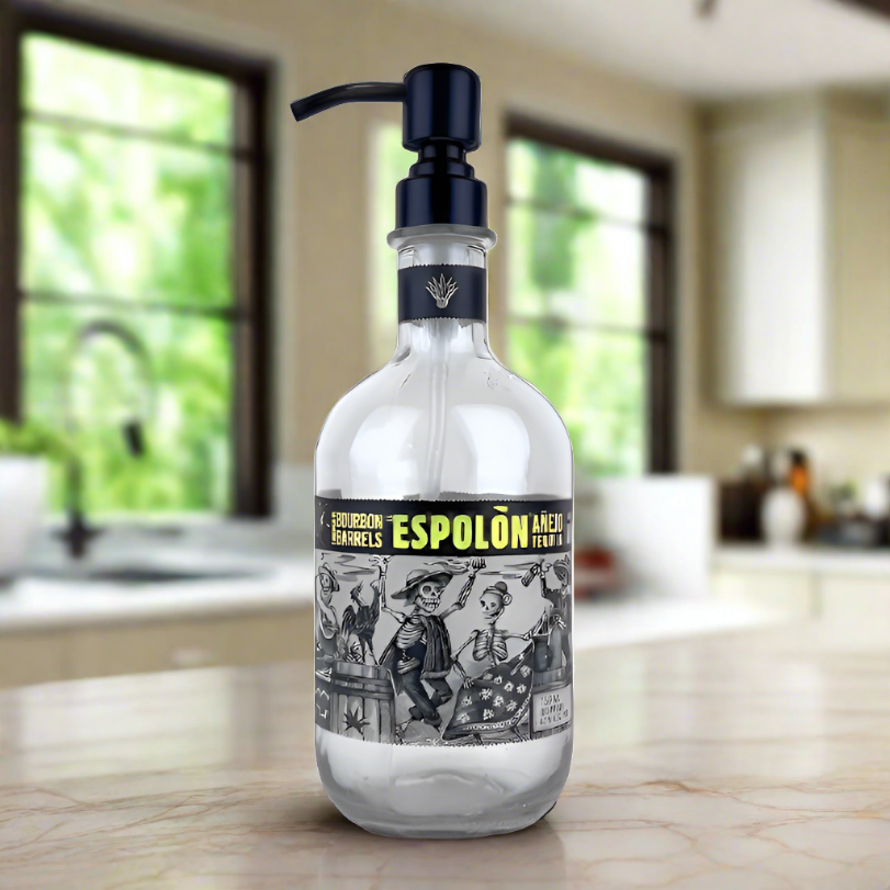 Espolon Tequila Bottle Soap Dispenser