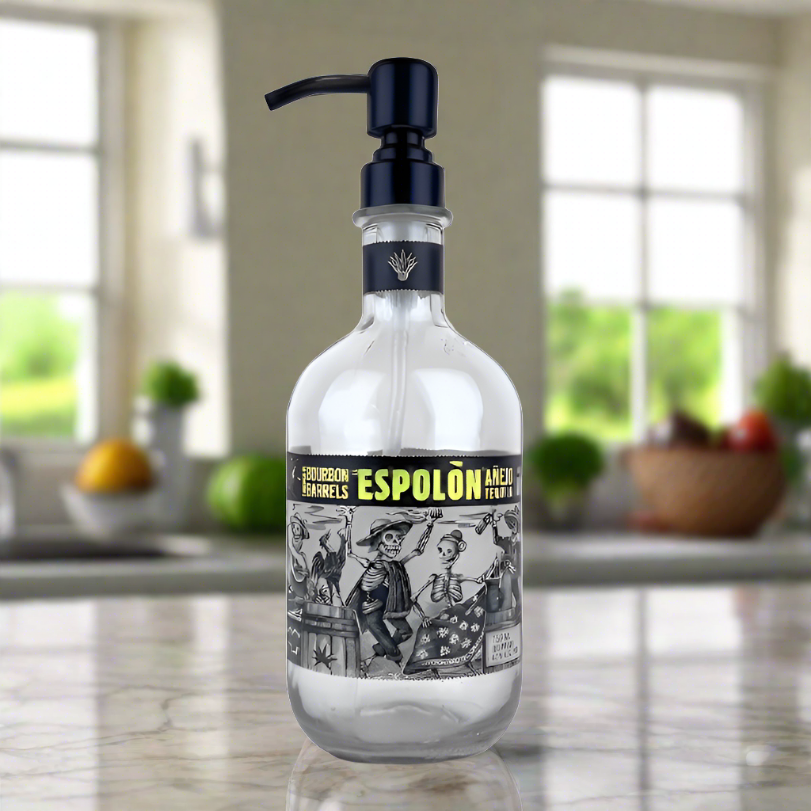 Espolon Tequila Bottle Soap Dispenser