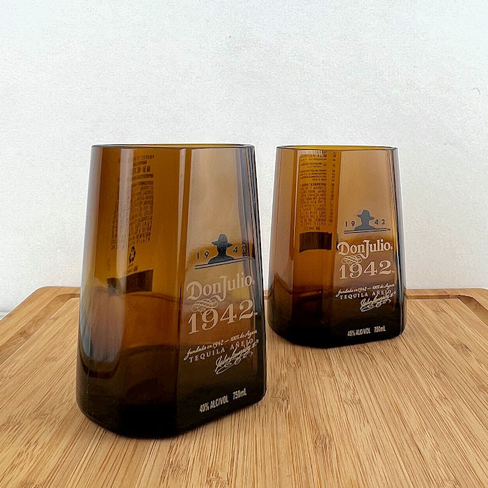 Don Julio 1942 Tequila Bottle 12oz Rocks Glass Set