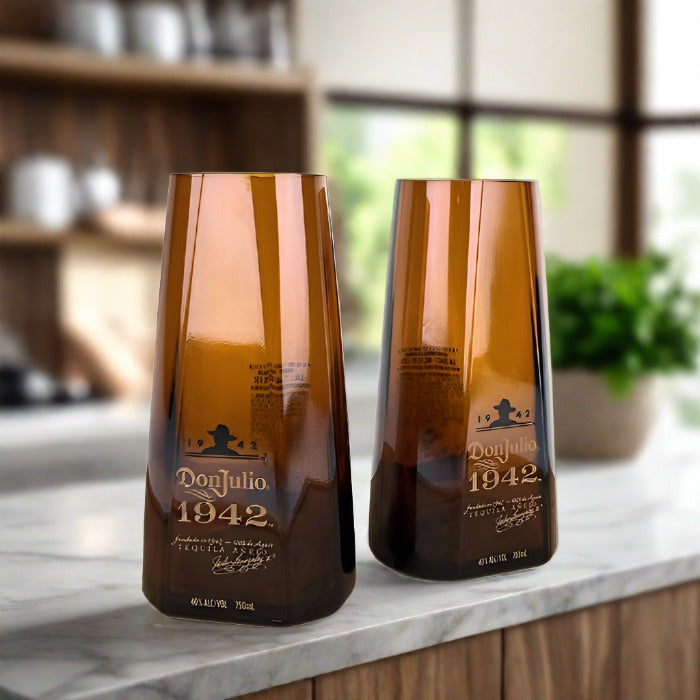 Don Julio 1942 Tequila Bottle 18oz Highball Glass Set