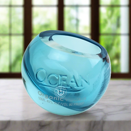 Ocean Organic Vodka Bottle Shot Glass
