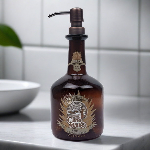 Cabo Wabo Tequila Bottle Soap Dispenser - Anejo