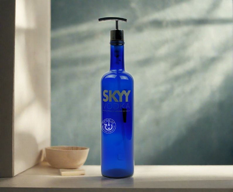 Skyy Vodka 750ml Bottle Soap Dispenser