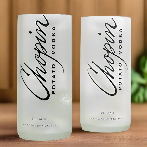Chopin Vokda Bottle 20oz Glass Set