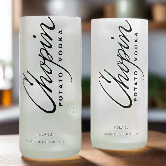 Chopin Vokda Bottle 20oz Glass Set