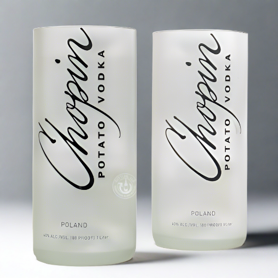 Chopin Vokda Bottle 20oz Glass Set