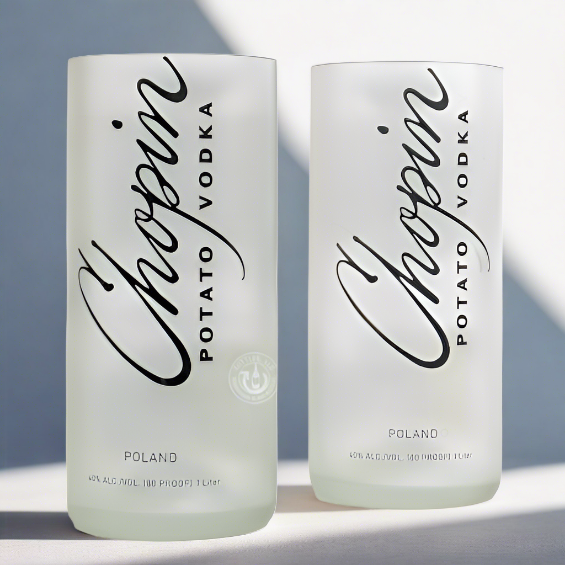 Chopin Vokda Bottle 20oz Glass Set