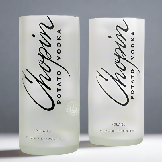Chopin Vokda Bottle 20oz Glass Set
