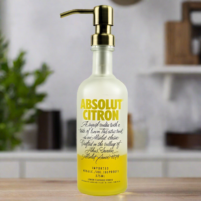 Absolut Vodka 375ml Bottle Soap Dispenser