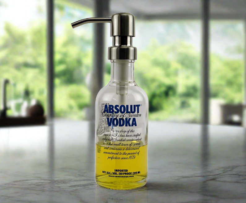 Absolut Vodka 200ml Bottle Soap Dispenser