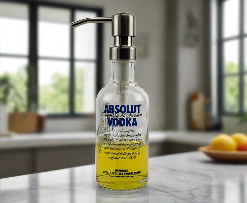 Absolut Vodka 200ml Bottle Soap Dispenser