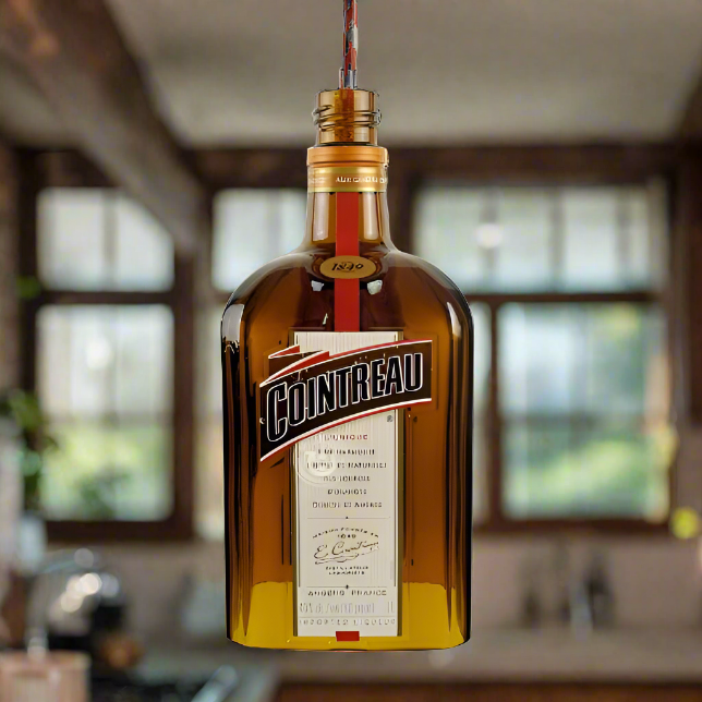 Cointreau Liqueur Bottle Pendant Light Shade