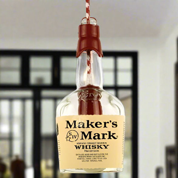 Maker's Mark Whisky Bottle Pendant Light Shade