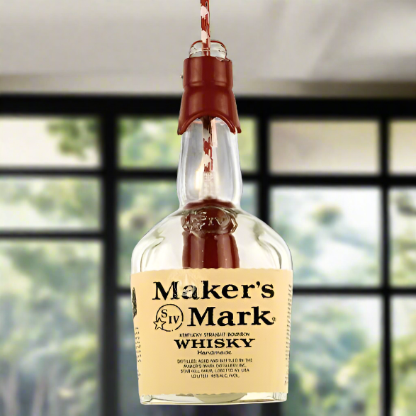 Maker's Mark Whisky Bottle Pendant Light Shade