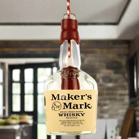 Maker's Mark Whisky Bottle Pendant Light Shade