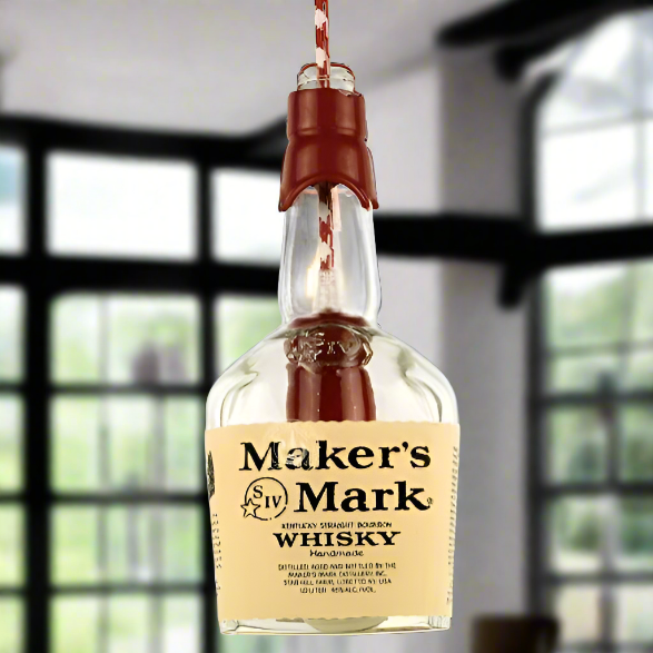 Maker's Mark Whisky Bottle Pendant Light Shade