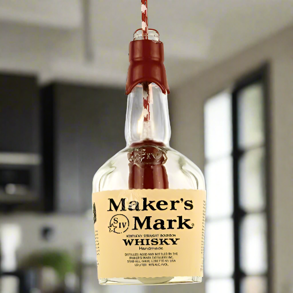 Maker's Mark Whisky Bottle Pendant Light Shade