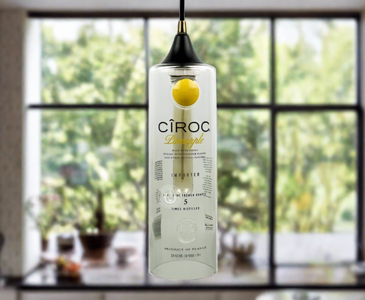 Ciroc Vodka Bottle Pendant Light