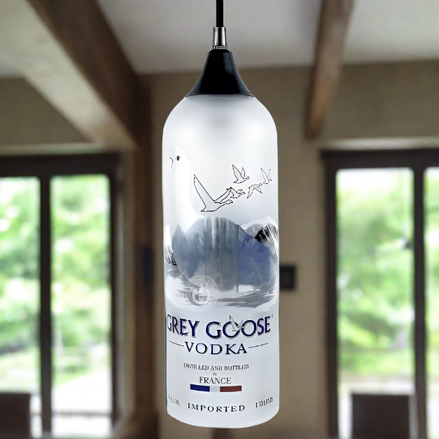 Grey Goose Vodka Bottle Pendant Light