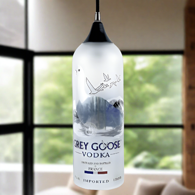 Grey Goose Vodka Bottle Pendant Light